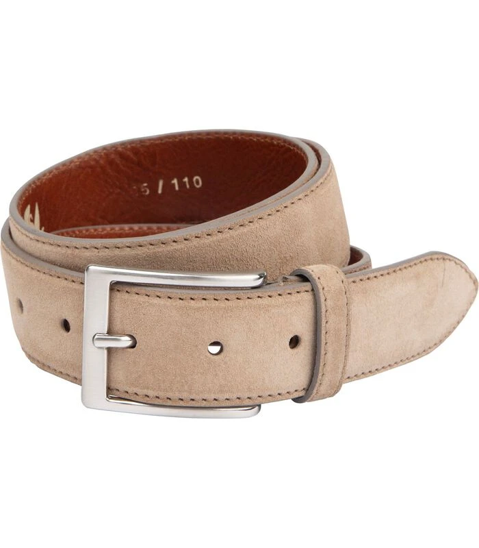 Riem Suède Leer Beige 1 Riem Suède Leer Beige