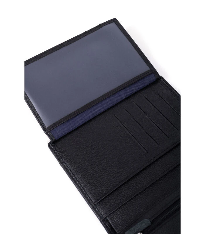 Hexagona Portefeuille Europees Formaat In Kalfsleder DUO 4 Hexagona Portefeuille Europees Formaat In Kalfsleder DUO - Afbeelding 4