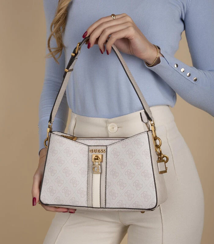 Guess Izzy Schoudertas Wit HWSB86-75180-STL 2 Guess Izzy Schoudertas Wit HWSB86-75180-STL - Afbeelding 2