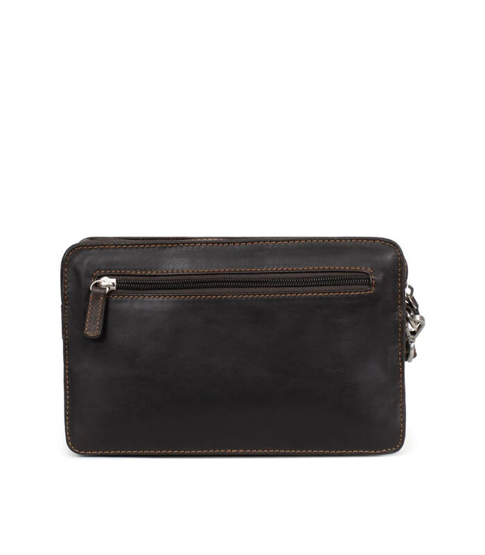 Hexagona Clutch Met Lus In Kalfsleder FÉLIN 3 Hexagona Clutch Met Lus In Kalfsleder FÉLIN - Afbeelding 3