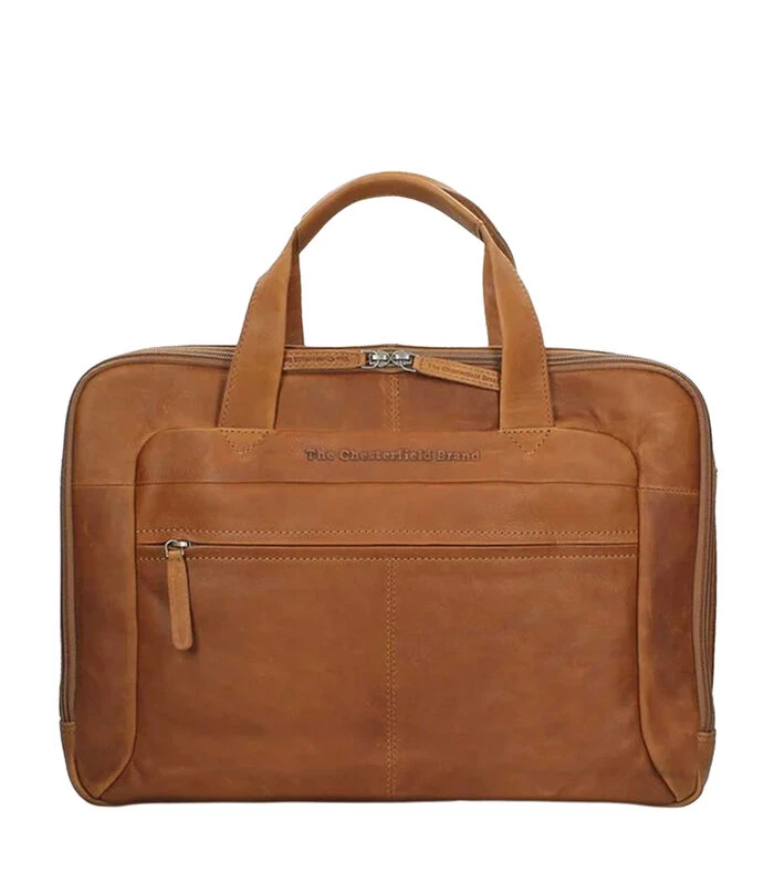 The Chesterfield Brand Ryan Laptopbag Large Cognac 1 The Chesterfield Brand Ryan Laptopbag Large Cognac