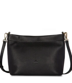 Lederen Handtas Ella Zwart