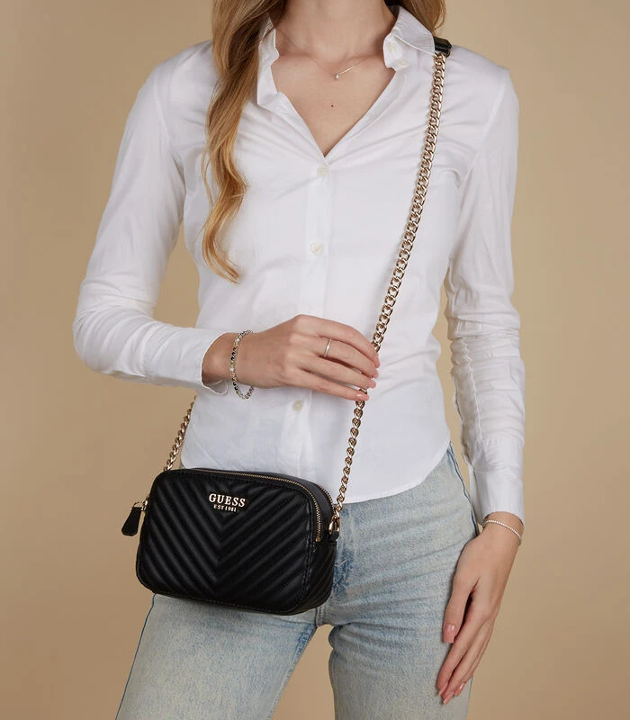 Guess Noelle Crossbodytas Zwart HWQG78-79140-BLA 2 Guess Noelle Crossbodytas Zwart HWQG78-79140-BLA - Afbeelding 2