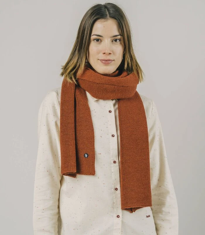 Brava Fabrics Sjaal - Bruin 2 Brava Fabrics Sjaal - Bruin - Afbeelding 2