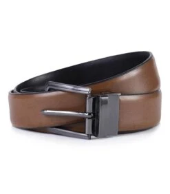 ISOTONER 2 In 1 Omkeerbare Riem - Zwart En Bruin