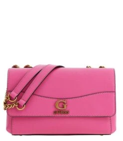 Guess Schoudertas Roze HWVB86-78210-FUC -Hexagona winkel eec1873a5961490b8e50435fd69b2a01