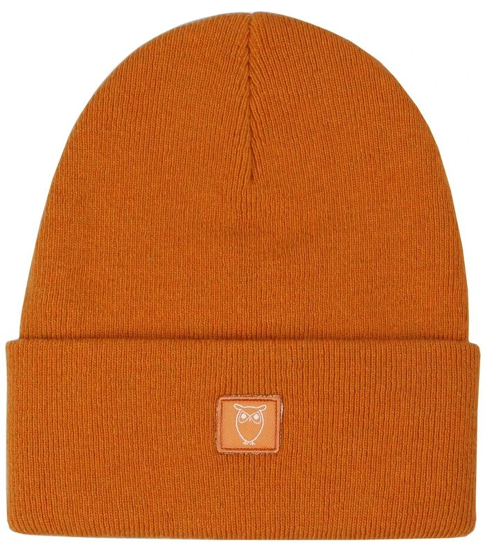 KnowledgeCotton Apparel Muts Wol Oranje 1 KnowledgeCotton Apparel Muts Wol Oranje
