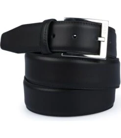 Hugo Boss Riem Ellotyo Leer Zwart
