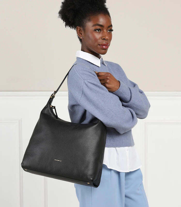 Coccinelle Schoudertas Zwart E1N15130301001 2 Coccinelle Schoudertas Zwart E1N15130301001 - Afbeelding 2