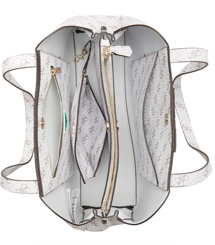 Guess Eco Brenton Shopper Wit HWESG8-39009-WLO 4 Guess Eco Brenton Shopper Wit HWESG8-39009-WLO - Afbeelding 4