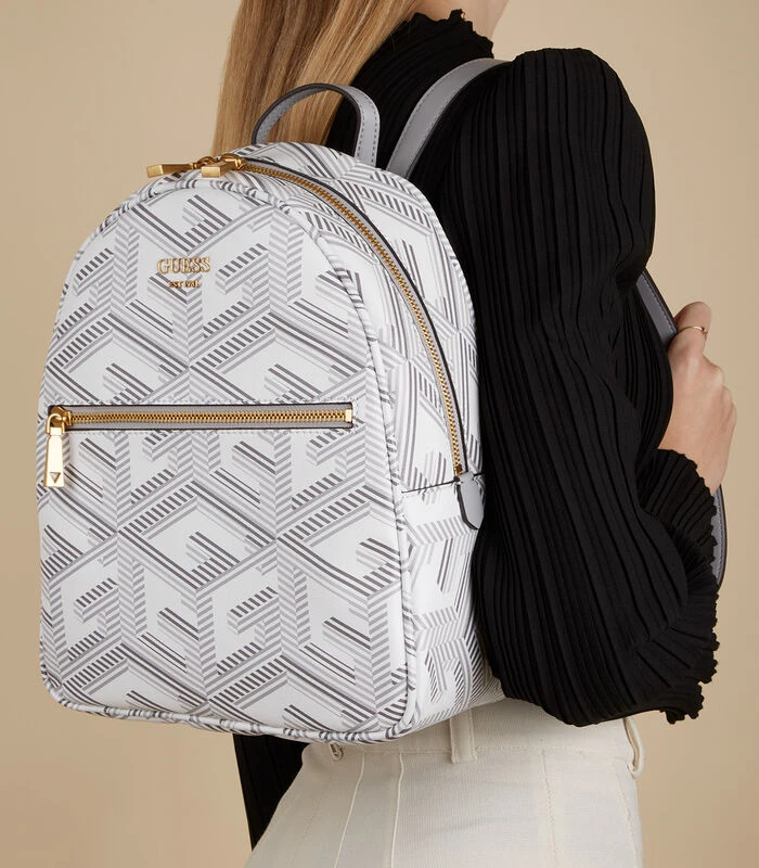 Guess Vikky Rugzak Wit HWSA69-95320-STL 2 Guess Vikky Rugzak Wit HWSA69-95320-STL - Afbeelding 2