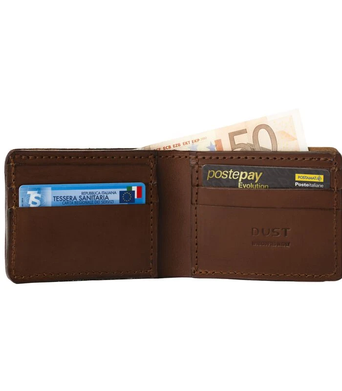 Leren Portemonnee Voor Heren Mod 110 2 Leren Portemonnee Voor Heren Mod 110 - Afbeelding 2