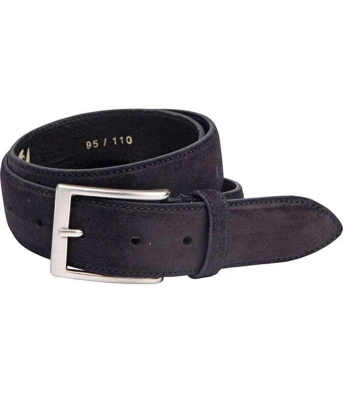 Riem Suède Leer Navy 1 Riem Suède Leer Navy