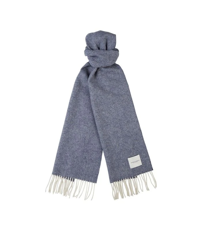 Profuomo Sjaal Lamswol Mid Blauw 1 Profuomo Sjaal Lamswol Mid Blauw