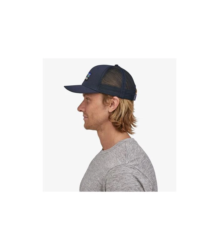 Patagonia P-6 Logo Trucker Blauw Cap 3 Patagonia P-6 Logo Trucker Blauw Cap - Afbeelding 3