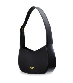 Bobo - Zwarte Leren Baguette Handtas 7 Bobo - Zwarte Leren Baguette Handtas -Hexagona winkel f9af2a64e7454f8595e5aada3771fa4b