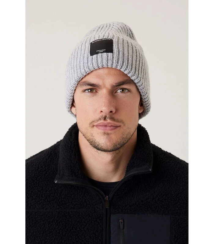 Bjorn Borg Knitted Muts Grijs 2 Bjorn Borg Knitted Muts Grijs - Afbeelding 2