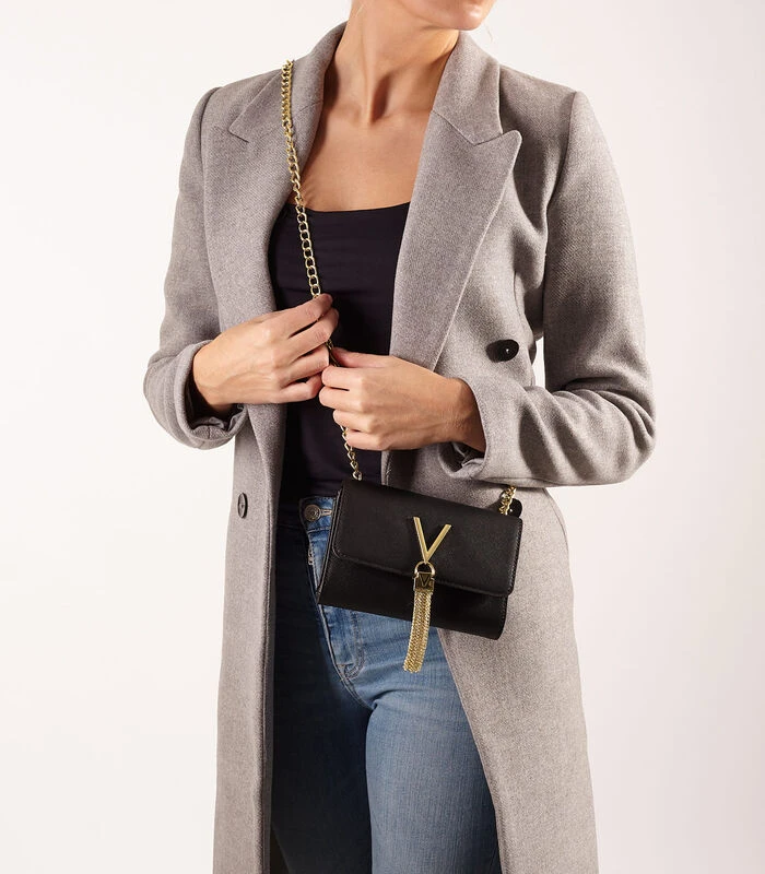 Valentino Divina Crossbodytas Zwart VBS1IJ03NERO 2 Valentino Divina Crossbodytas Zwart VBS1IJ03NERO - Afbeelding 2