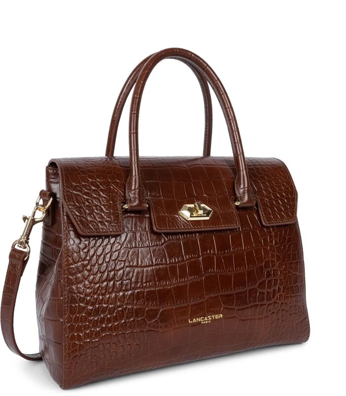 Lancaster Handtas - Exotic Lézard & Croco 2 Lancaster Handtas - Exotic Lézard & Croco - Afbeelding 2