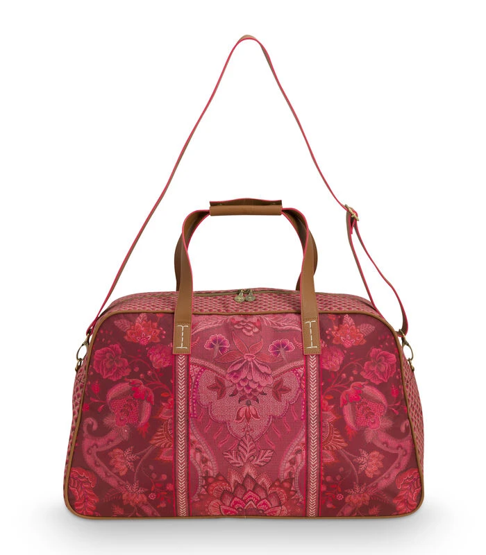 Pip Studio Weekendtas - Kyoto Festival - Donkerroze - Medium 2 Pip Studio Weekendtas - Kyoto Festival - Donkerroze - Medium - Afbeelding 2