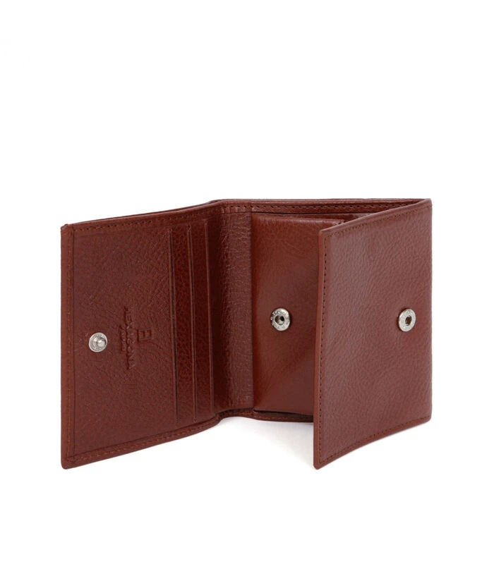 Hexagona Portemonnee In Kalfsleder RÉPUBLIQUE 3 Hexagona Portemonnee In Kalfsleder RÉPUBLIQUE - Afbeelding 3