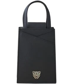 Zoë Mini Tas Leopard Black