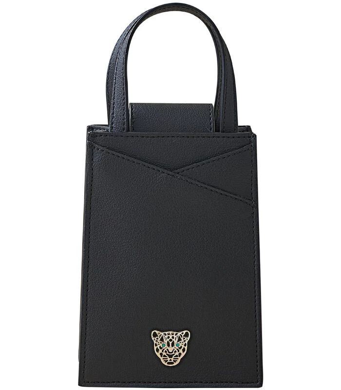 Zoë Mini Tas Leopard Black 1 Zoë Mini Tas Leopard Black